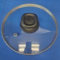 Vintage GLASS REPLACEMENT LID 7" Handle Cover P...