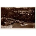 REAL PHOTOGRAPHIC AERIAL-VIEW POSTCARD OF LYNTO...