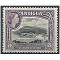Antigua 1953 SG125 5c Black & Slate-Lilac Unmtd...