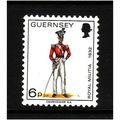 GUERNSEY 1974 SG 107 6p OFFICER NORTH REGIMENT ...