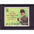ISLE OF MAN 1982 SG 213 19 1/2p BADEN POWELL U/...