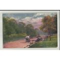 7194 LONDON Regents Park Lake Tuck Oilette Post...