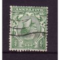 GREAT BRITAIN 1924 SG 418i 1/2d GREEN WMK INVER...