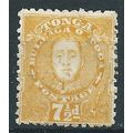 Tonga 1895 SG35a 7 1/2d Yellow Mounted Mint .. ..