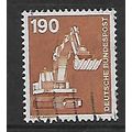 GERMANY 1975 190pf BROWN MECHANICAL SHOVEL SG 1...