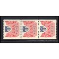 CVP31 2c Shield Very Fine MNH Dry Gum Strip of ...