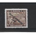 Malta.SG234 1/4d Grand Harbour,Valletta.Mounted...