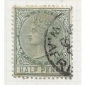 LAGOS 1884 HALF PENCE SG21 21 SG NIGERIA QV USED