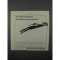 1966 Hilton Hotels Ad - 12 Cities in 13 Days?