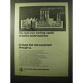 1966 Marine Midland Banks Ad - Need Working Capital