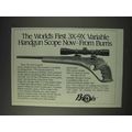 1991 Burris Scopes Ad - The World First 3x-9x V...