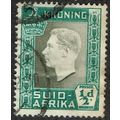 South Africa 1937 Coronation ½d Grey Black and ...