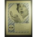 1959 KLM Airlines Ad - Can't I go, too