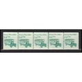 2123 3.4c School Bus Fine MNH Dry Gum PNC 2/5 X...