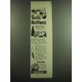 1949 The Milwaukee Road Railroad Ad - Pacific Northwest Vacation Variety