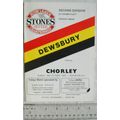1989 programme Dewsbury v. Chorley