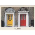 Georgian Doors Dublin City Ireland Postcard