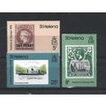 St Helena.Festival of Stamps,London set of 3.Un...