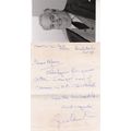 Cyril Smith Liberal MP Politics Hand Signed Let...