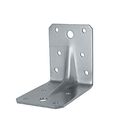 REINFORCED HEAVY DUTY GALVANISED ANGLE L BRACKE...