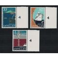 Neth. Antilles Pilotage Service 3v Numbered Mar...