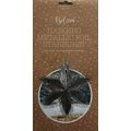 BELIEVE Black/Silver Hanging Metallic Foil Star...