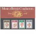 GB stamps 1980 Presentation Pack - SG 1130-1133 - British Conductors