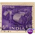 India 1955 - SG 355 - Power Looms 6p - used