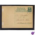 1928 SWITZERLAND POSTCARD 10C CN EVILL PMK