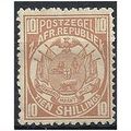 Transvaal 1885 SG186 10/- Dull Chestnut Mounted...