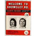 1977 programme St. Helens v. Wigan