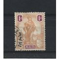 Malta.SG125 1d Orange and Purple.Fine Used.Apr25o