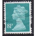 GB 2008 Machin - Sea Green 81p Used