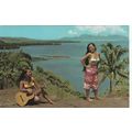 2 Tahiti Females By The Sea Ethnic Postcard (ET...