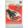 1979 programme Widnes v. Leigh, Forshaw's Lanca...