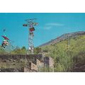 Vesuvio The Rope Way Italian Postcard