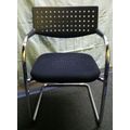 Vitra 41620100 Black Plastic Back Chrome Legs B...