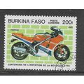 BURKINA FASO 1985 200F HONDA MOTOR CYCLE SG771 ...