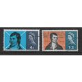 GREAT BRITAIN 1966 ROBERT BURNS SG685 / 686 SET...