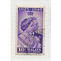 SELANGOR MALAYA 1949 SILVER WEDDING LOW VALUE U...