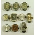 10 Antique Vintage Ladies Wristwatch Movements ...