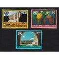 UN Geneva Palais des Nations Geneva 3v 1994 MNH...