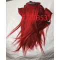 73 Clip ins - 8" Red 100% Human Hair Tangle Fre...