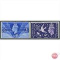 1946 Victory Set SG491-492 Unmounted Mint