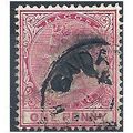 Lagos (Nigeria) 1884 SG22 1d Rose-Carmine Good ...
