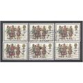 BULK STOCK.SG1072 9p The Waits x 6.Fine Used.nb12b