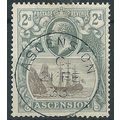 Ascension Island 1924 SG13 2d Grey-Black & Blac...