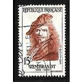 FRANCE 1957 FAMOUS MEN 15F REMBRANT SG 1360 FIN...