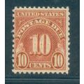 J84 10c Postage Due Barely Clears MNH Q3303