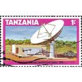 TANZANIA, Mwenge Satellite Earth Station, lilac...